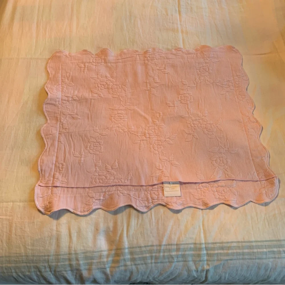 Vintage pink sham